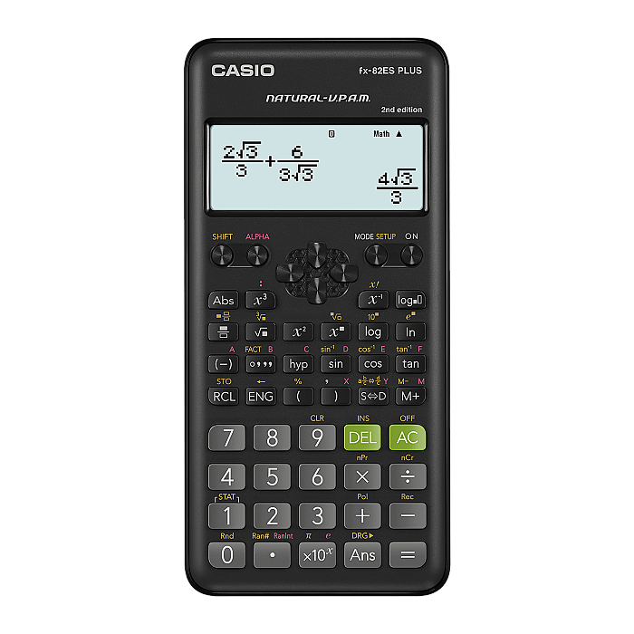 Casio FX-82ES Plus-2 Scientific Calculator 2nd Edition